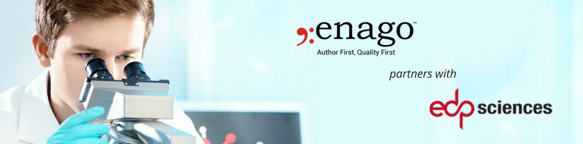 EDP Sciences and Enago Partner to Help Researchers Achieve Publishing Success